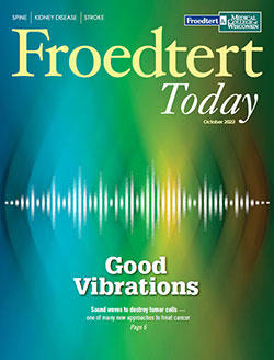Froedtert Today封面，2022年10月